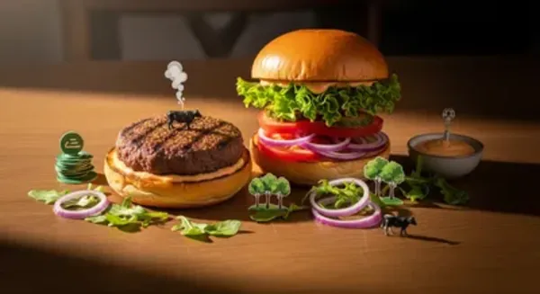 The Carbon Cost of One Plant-Based Protein Burger